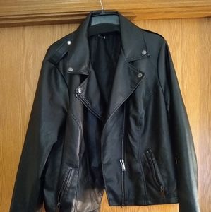 Faux Leather Jacket
